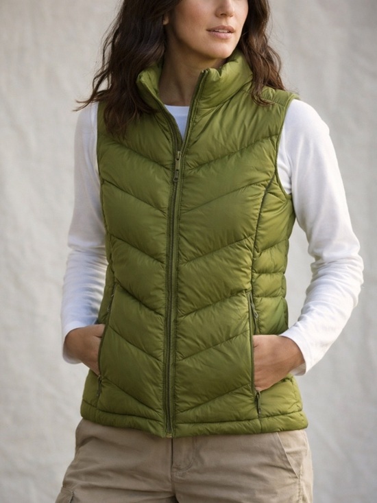 MEC Jackets & Blazers - MEC Down Puffer Vest Women’s XS | Olive Green Lightweight Packable Outdoor
